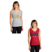 Smash Ladies Sleeveless V Neck Tee